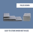 thumbnail image 4 of TRIXIE 3-Step Foldable Velour Pet Stairs with Storage, Gray, 4 of 7