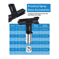 thumbnail image 4 of Spray Tip Nozzle Reversible Spray Head Airless Paint Sprayer Nozzle Tips Airless Paint Sprayer Parts for Home Building, 4 of 5