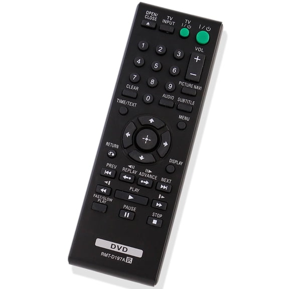 Control Remoto AIDITIYMI RMT-D197A para Reproductor DVD Sony DVP-SR510H DVP-SR210P DVP-SR510