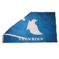 thumbnail image 4 of 3x5 Snowbird Snow Bird Flag 3'x5' Brass Grommets, 4 of 5