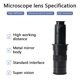 thumbnail image 4 of Microscopio Monocular De 26Mp Kits De Cámara Digital Electrónica Ajuste De Idioma De Alta Resolución Cámara De Microscopio De Video Con Lente Ajustable 10-180X Para Soldadura Vogacara TO005595-01, 4 of 7