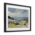 thumbnail image 2 of Stupell Industries Coastal Coastal Green Breeze Black Framed Print Under Glass, 20 x 14, by Elara Yasna, 2 of 8