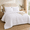 White, variant on Sleep Zone Seersucker Comforter Set, 3 Piece Soft Washed Brushed Bedding Set, White Full
