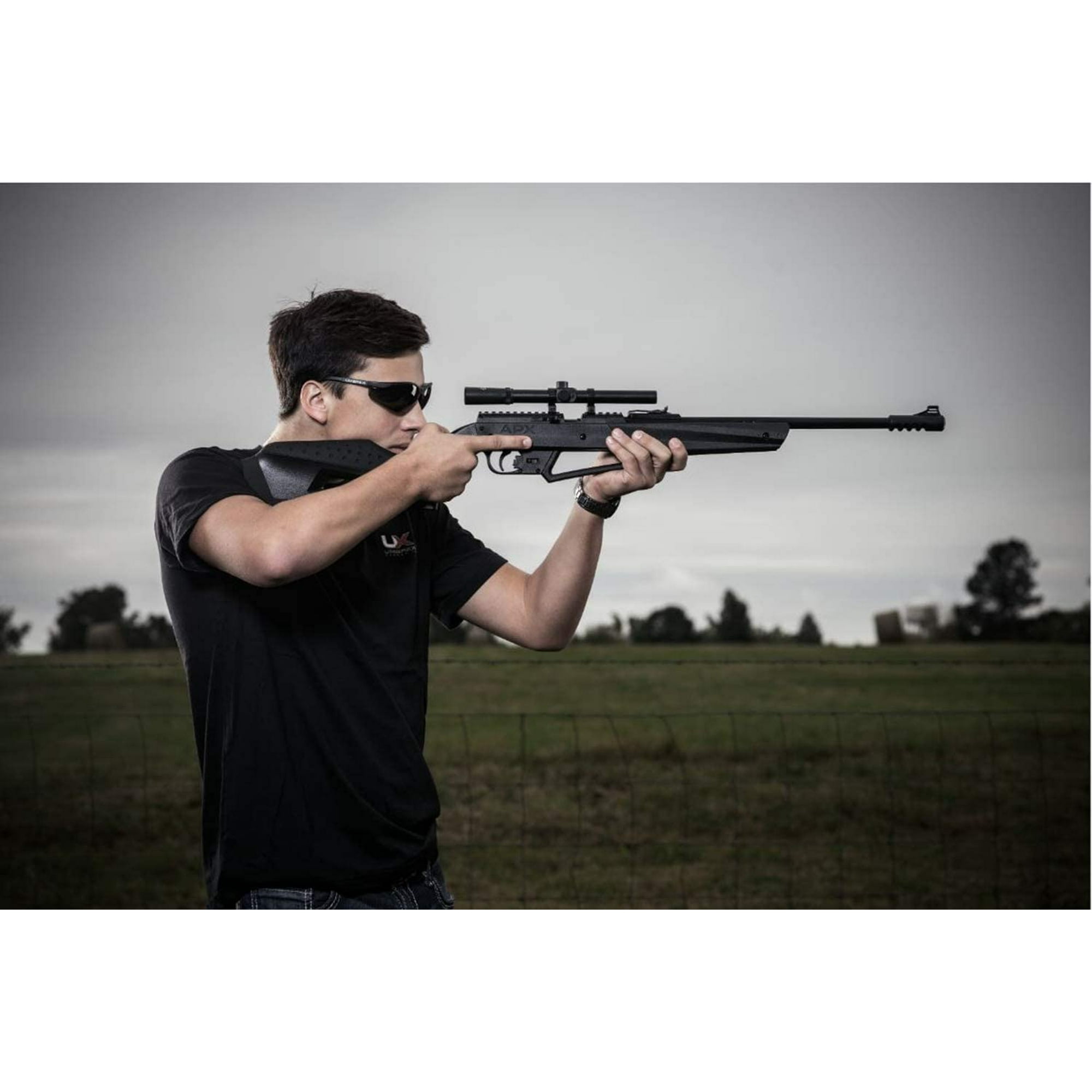 Umarex NXG APX Multi-Pump Pneumatic Youth .177 Caliber Pellet or BB Gun Air Rifle - Includes 4x15mm Scope