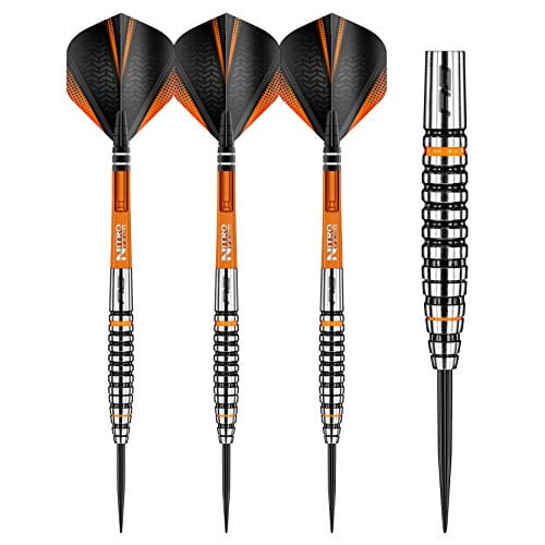 27g Tungsten Darts Set with Flights and Stems RED DRAGON Amberjack 14 