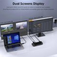 thumbnail image 4 of r4p WAVLINK UG49DK4 Dual Monitor Supports DVI HDMI VGA Gigabit Ethernet z2J USB-C 3.0 Universal Lapt, 4 of 5