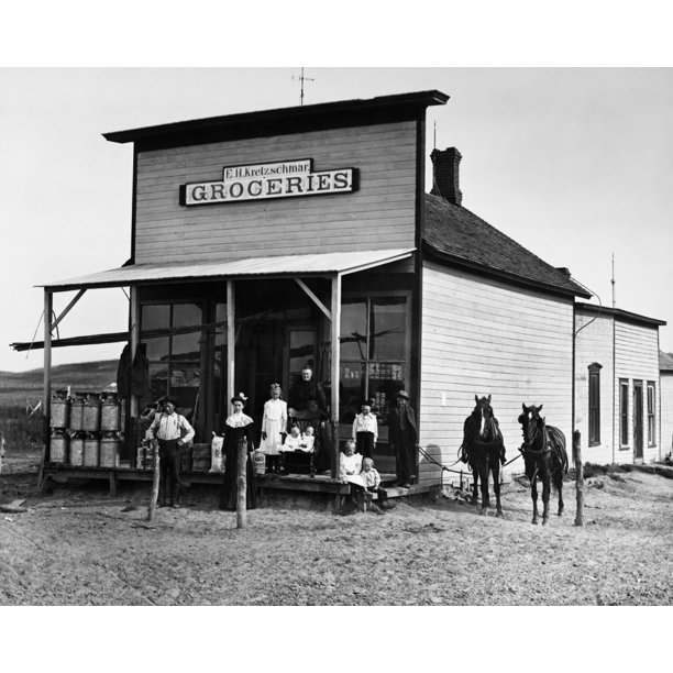Nebraska Grocery StoreNthe EH Kretzschmar Grocery Store In Sartoria