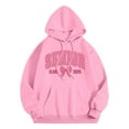thumbnail image 3 of TINZ Chandail à Capuchon Tendance Automne et Hiver pour Femmes Imprimé Lettre Chandail à Capuchon Sport Manches Longues Chandail à Capuchon Graphique Grande Taille Veste Zippée Chandails en Molleton Chandails à Capuchon Tricotés pour Femmes, 3 of 3