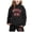 Black, variant on Girl's 2 Piece Pullover Sweatshirt Set Fashion Casual Printed Long Sleeve Hooded Top Hoodie Pants Suit Casual Outfits Set 2-3 Years
