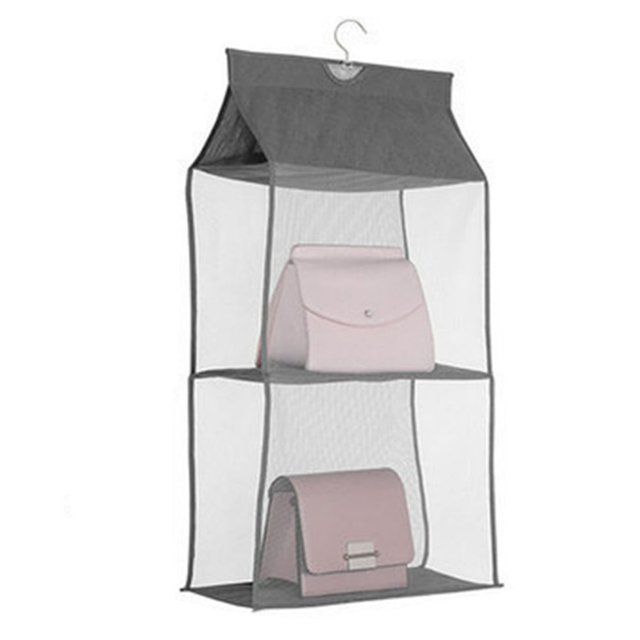 PENGXIANG 2 Compartiments Poches Sac Suspendu Transparent Housse de Protection pour Éviter l'Abrasion
