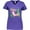 Purple, variant on Inktastic Axolotl Unicorn with Rainbow Tail, Bubbles and Seaweed. Women's V-Neck T-Shirt