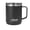 Black, variant on The Clean Hydration Company Insulated Travel Coffee Mug - 12oz Vacuum Insulated Stainless Steel Travel Mug with Ceramic Lining & Lid, BPA-Free (Black)