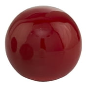Modern Day Accents Rouge 3" D Bola Sphère, Aluminium, Coquelicot, Moderne, Remplissage, Table, Bol, Rond, Boules, 3" x 3" x 3"
