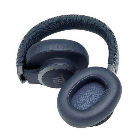 JBL Live 650BTNC - Wireless Over-Ear Noise-Cancelling Headphones - Blue