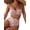 AB Multicolor Floral, variant on Womens Swimsuits Floral Print Bikini Sets for Women Lace Up Front 2 Piece Swimsuit Ruched Ruffle Trim High Wasited Bathing Suit L