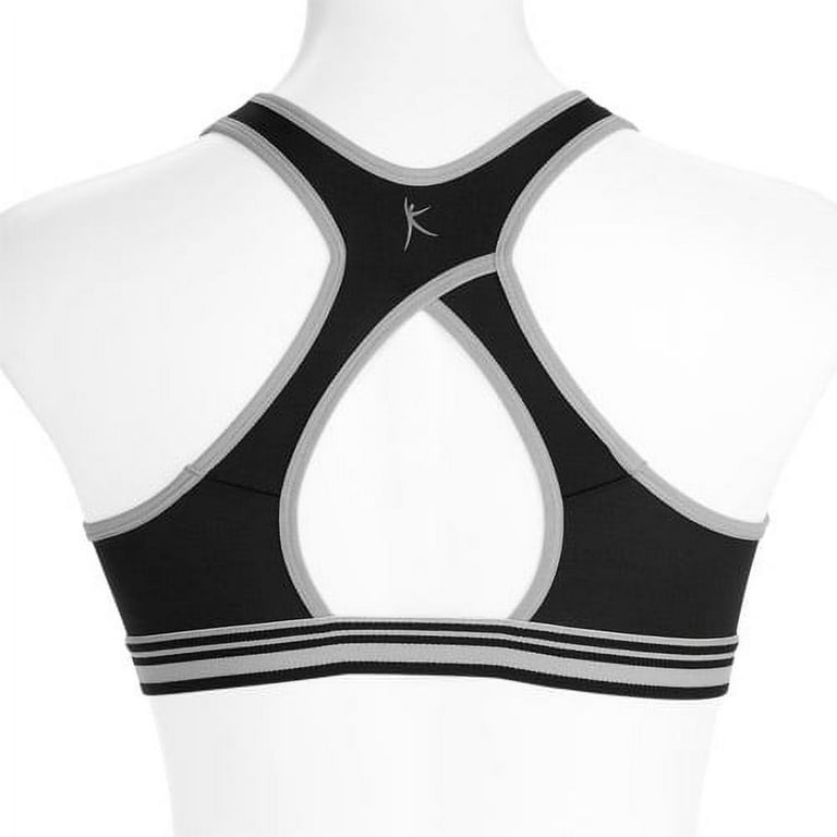 Danskin Zip Front Sports Bra - Walmart.com