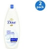 Dove Deep Moisture Body Wash 12 oz (Pack of 2)