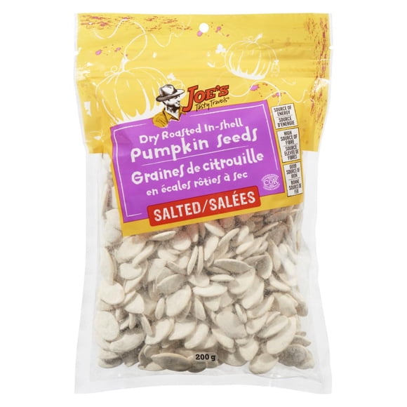 Jtt Pumpkin Seeds Dry Roasted W/S In-Shell 200G