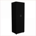 thumbnail image 6 of Bedroom Set, 2-Piece London Armoire + Aralia Drawer Dresser, Black / Light Oak | Combo Dressers | Particle Board, 6 of 10