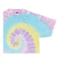 thumbnail image 2 of Colortone T-Shirt à Manches Courtes Teinture sur Nœuds Arc-en-Ciel pour Femmes, 2 of 2