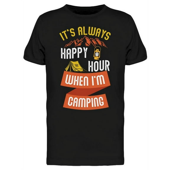 It's Always Happy Hour Design T-Shirt Men -Image by Shutterstock, Male Small