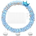 thumbnail image 1 of Balloon Column Stand  Circle Frame Balloon Arch Stand Kit 59.1‘‘ Large Size Reusable Balloon Arch Holder for Baby Shower Birthday Wedding Party Photo Background Decoration, 1 of 3