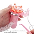 thumbnail image 3 of Juego de telar de carrete de punto mini carrete de tejedor cabeza intercambiable trenzas de ABS para pulsera DIY ANGGREK Otros, 3 of 8