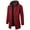 C-Red169, variant on DHFJKG Mens Zip Up Hooded Sweater Jackets With Thick Fuzzy Lining Mediun Length Solid Color Warm Cardigan Knitted Hoodies Coat Soft Outerwear