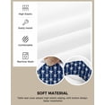 thumbnail image 2 of Starfish Navy Chair Seat Covers for Dining Room Stretch Chair Seat Covers Set of 1, Blue Coastal Ocean Summer Sea Beach Chair Seat Protector Cushion Slipcovers for Kitchen Restaurant Office, 2 of 6