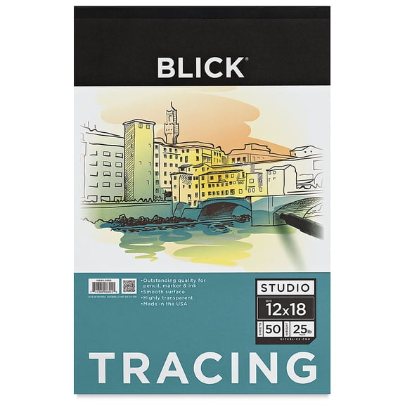 Blick Studio Tracing Paper Pad - 12" x 18", 50 Sheets