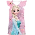 thumbnail image 2 of Vestidos de princesa Elsa de Disney para niñas, ropa de princesa para niños, estampado de dibujos animados, moda de verano, vestido de Elsa de Frozen para bebés 2023 1-10Y8T Gao Jinjia LED, 2 of 2