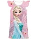 thumbnail image 2 of Vestidos de princesa Elsa de Disney para niñas, ropa de princesa para niños, estampado de dibujos animados, moda de verano, vestido de Elsa de Frozen para bebés 2023 1-10Y7T Gao Jinjia LED, 2 of 2