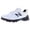 White/Black, variant on Fresh Foam Links Pro Wide 2E Mens Shoes Size 9.5, Color: White/Black