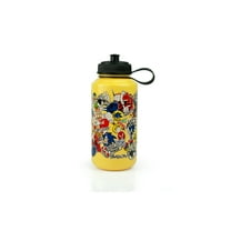 Sonic The Hedgehog Sticker Bomb Large Plastic Water Bottle | Holds 32 Ounces