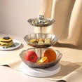 thumbnail image 3 of 2/3Layer Food Storage Tray Wedding Table Decoration Candy Snack Plate Cake Stand, 3 of 10