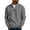 A1_Gray#mens waffle zip up hoodie, variant on Mens Quarter Zip Pullover with Pockets Long Sleeve Mock Neck Polo Sweater Quilted Solid Color Casual Pullover 2025 Wine,L