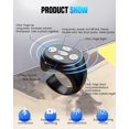 thumbnail image 2 of Fingertip Wireless Bluetooth Remote Control, 2026 Upgraded Scrolling Ring Bluetooth Page Turner for Phone, Camera Shutter Scroller Remote for Short Video Music (White), 2 of 13