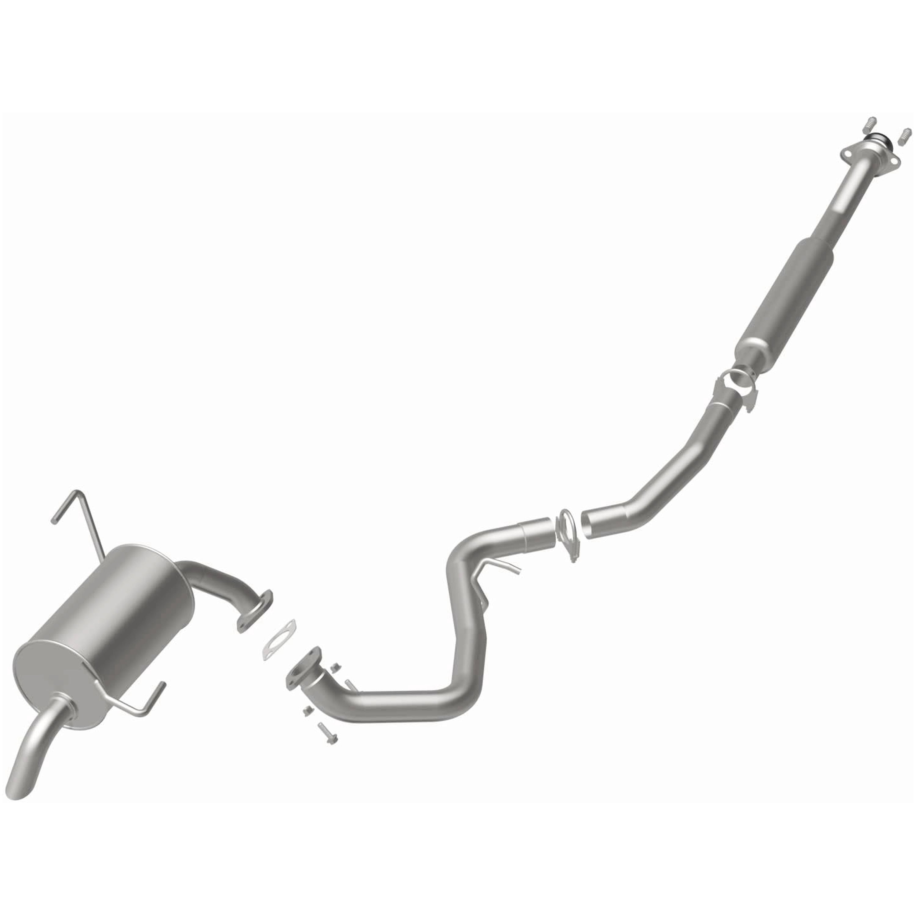 BRExhaust OE Replacement Exhaust System Kit 106-0162: Compatible with 2010-2019 Subaru Outback 2.5L