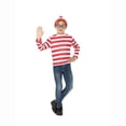 thumbnail image 4 of Disfraz de "¿Dónde está Wally?", disfraz familiar de cosplay para Halloween, conjunto con sombrero y gafas para adultos y niños., 4 of 4