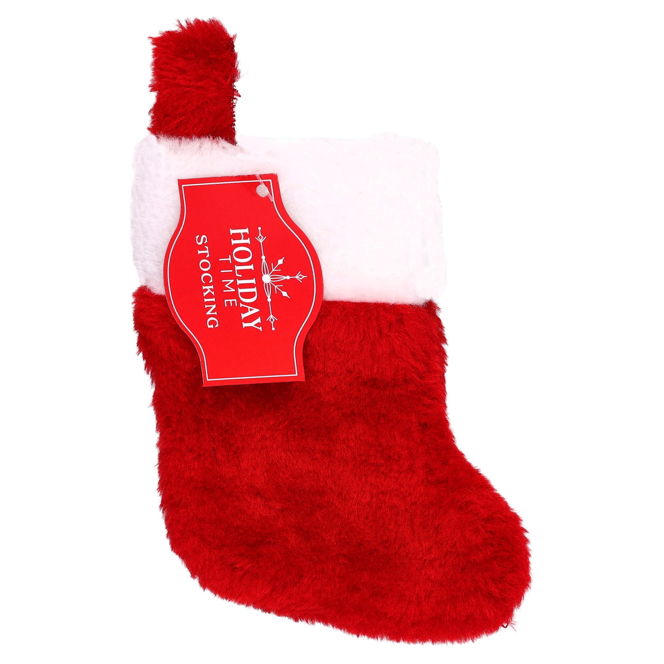 Mini Christmas Stocking, Red and White, 5", by Holiday Time