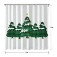 thumbnail image 5 of Shower Curtain for Bathroom Christmas Tree Triangle Tree Bathroom Curtain Durable Cool Shower Curtain Hooks Included,72x72Inch, 5 of 5