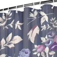 thumbnail image 3 of Pioneer Flower Floral Print Pattern Shower Curtain 72"x84" ,Bathroom Decorative Shower Curtains Set with 12 Hooks,Modern Waterproof Washable Shower Curtain, 3 of 6