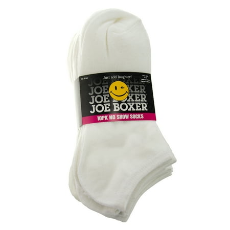 10 pairs joe boxer womens no show socks shoe size 4 10 joe boxer shoe size chart
