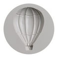 thumbnail image 2 of Soap Mold,Hot Air Balloon Pattern Chocolate Mold Pudding Mold Built for Professionals, 2 of 4