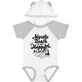 thumbnail image 3 of Inktastic Myrtle Beach is My Happy Place with Palm Trees Boys or Girls Baby Bodysuit, 3 of 5