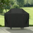 thumbnail image 6 of 58 Inch Gas Grill Cover for Backyard Grill Heavy Duty Waterproof, Fits Gills up to 55 Inch, Fade & Weather Resistant BBQ Cover, Black, 6 of 8