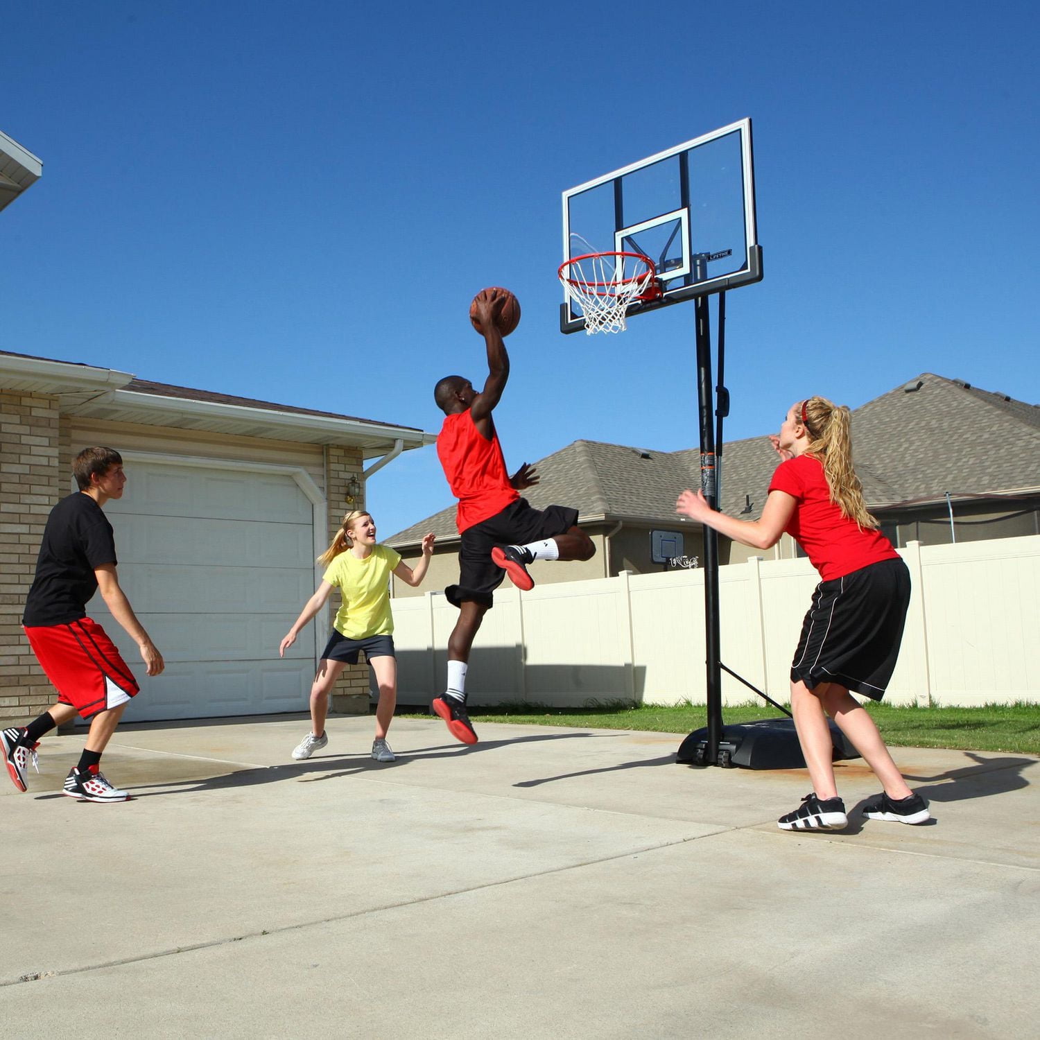 LIFETIME Adjustable Portable Basketball Net (50-Inch Polycarbonate)