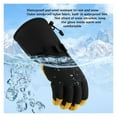 thumbnail image 4 of Thermal Leather Ski Gloves Velevt Keep Warm Winter Ski Skateboard Gloves ,Flexible and Comfortable, 4 of 5