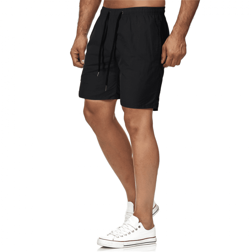 Big Sharks Mouth Black Background Mens Beach Pants Swimming Trunks Dry Fit Boardshorts with Pockets