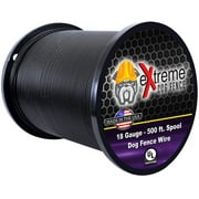 Extreme Dog Fence Electric Dog Fence Enhanced Performance Wire - 500 Foot Spool, 18 Gauge (AWG)